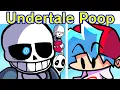 Friday Night Funkin' VS Sans, Papyrus \u0026 Gaster | Undertale Poop Demo (FNF  Mod) (FlipaClip Sans/Exe)
