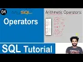 Operators in SQL SQL Tutorial