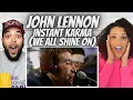 SO GOOD FIRST TIME HEARING John Lennon - Instant Karma We All Shine On REACTION