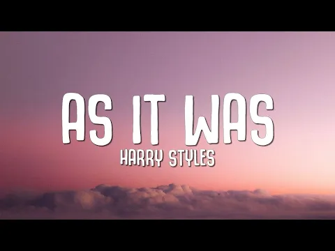Harry Styles As It Was