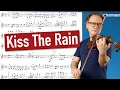 Download Lagu Yiruma: Kiss The Rain | Violin Sheet Music | Piano Accompaniment