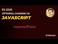 Optional Chaining JavaScript ES2020 Web development