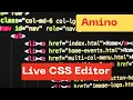 Learn How to Edit CSS Live to Any Website Amino Chrome Extension