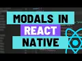 React Native Modal - How to add a custom modal to your React Native App with Slide Animation