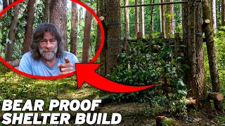 Building a Bear Proof Shelter in Grizzly Country