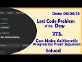 1502 Can Make Arithmetic Progression From Sequence C Leetcode Daily Challenge