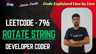 Rotate String Leetcode 796 Java Code Developer Coder