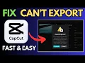 How to Fix CapCut Can t Export Network Error on PC Problem Solved 2026