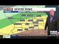 Record warmth today severe storms possible tomorrow