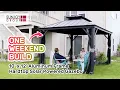 One Weekend DIY Backyard Project Sunjoy 10x12 Metal Gazebo Installation
