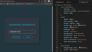 Password Generator using HTML CSS JavaScript Random Secure Password Generator Project