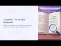 Chapter 6 How to Write a Clear Research Purpose Statement
