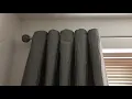 Curtain Hack - Neat Curtain Pleats