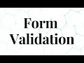 Form Validation in spring C using Annotations