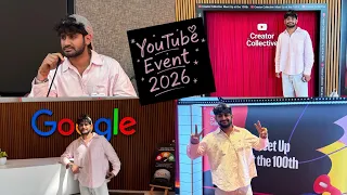 YouTube Event 2026 at the Google office ✨❤️🥰