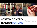 How to control the tension while purling the Norwegian way by ARNE CARLOS