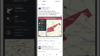 Greenwood South Carolina Tornado 1-12-23