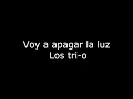 Voy a apagar la luz