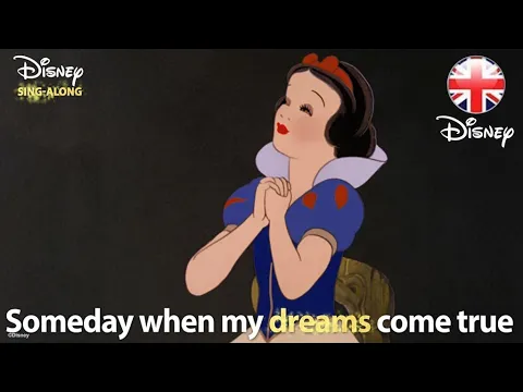 Download MP3 DISNEY SING-ALONGS | Someday My Prince Will Come - Snow White Lyric Video | Official Disney UK