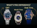 GMT vs Dual Time vs World Time Watches Explained Best Travel Watch Guide 2025