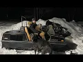 Night ride on our Ski Doo Elite Running the dogs in North Pole AK