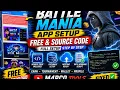 BATTLE MANIA APP FREE SOURCE CODE SETUP USING MOBILE FULL STEP-BY-STEP TUTORIAL