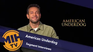 american underdog interviews with the cast and scenes from the movie