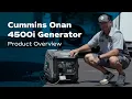 How to use the Cummins Onan 4500i gas powered generator - Product Overview