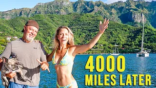 LAND After 33 DAYS AT SEA – Sailors FIRST IMPRESSION of the Marquesas | Ep. 105