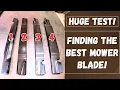 Mower Blade Test What s The Correct Mower Blade