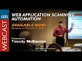 SANS Webcast Web Application Scanning Automation