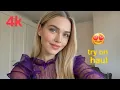 Lagu Cool Shein 2025 Bikini Try-On Haul | 4K Transparent Lingerie \u0026 See-Through Styles