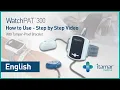 WatchPAT 300 Sleep Apnea Test - How to Use