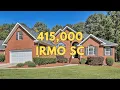 Beautiful All-Brick House in Irmo SC Main Floor Living Workshop Pool Community