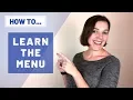How to learn the Menu Tips for how to be a good server