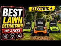 Best Lawn Dethatcher Sun Joe vs Rock Rocker vs Greenworks Compared