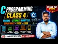 C Programming Class 4 Arrays Strings Pointers Structures Union Enum DSSSB TGT CS 2026
