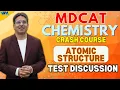 TEST Discussion Atomic Structure Crash Course MDCAT Prof Wajid Ali Kamboh WAK Academy