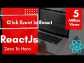Click Event in React React Js Tutorials For Beginners Premium React JS Course