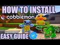 HOW TO INSTALL COBBLEMON EASY GUIDE Minecraft POKEMON Mod 1 7 3