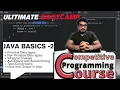 Java Basics for Competitive Programming - Part 1 CP Course EP 3