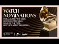2026 GRAMMYS: Nominations In Album Of The Year, Song Of The Year, Best New Artist \u0026 More Announced