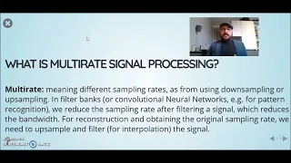 Multirate Signal Processing 01 - Introduction