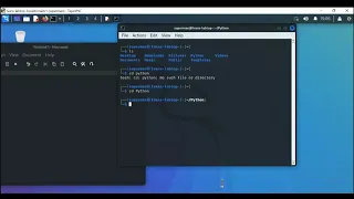 How to use python on kali linux