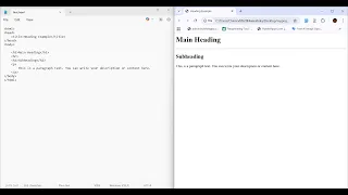 How to Run HTML Code in Notepad HTML Tutorial for Beginners