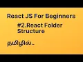 React Folder Structure React JS Tutorials React In Tamil