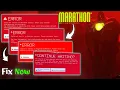 Fix Marathon Server Errors Weasel Stingray Centipede Cannot Connect to Marathon Servers