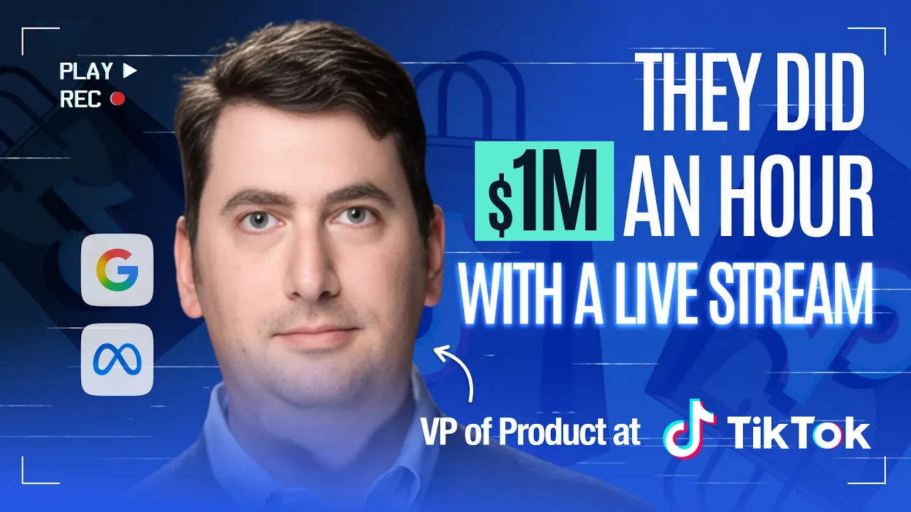 TikTok VP of Product on Killing the E-Commerce Funnel and Closing Commerce Inside the Feed | David Kaufman | E291 - YouTube thumbnail