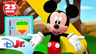 LA CASA DE MICKEY MOUSE +: La gran búsqueda de bellotas 🌰 | EPISODIO COMPLETO | @DisneyJuniorES