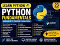 Python Fundamentals for Beginners Learn Python from Scratch Complete Beginner Course